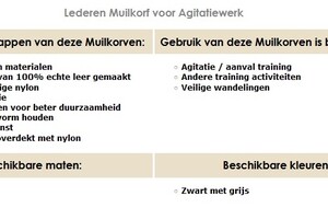 Muilkorf voor Agitatie